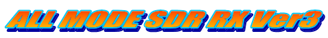 ALL MODE SDR RX Ver3